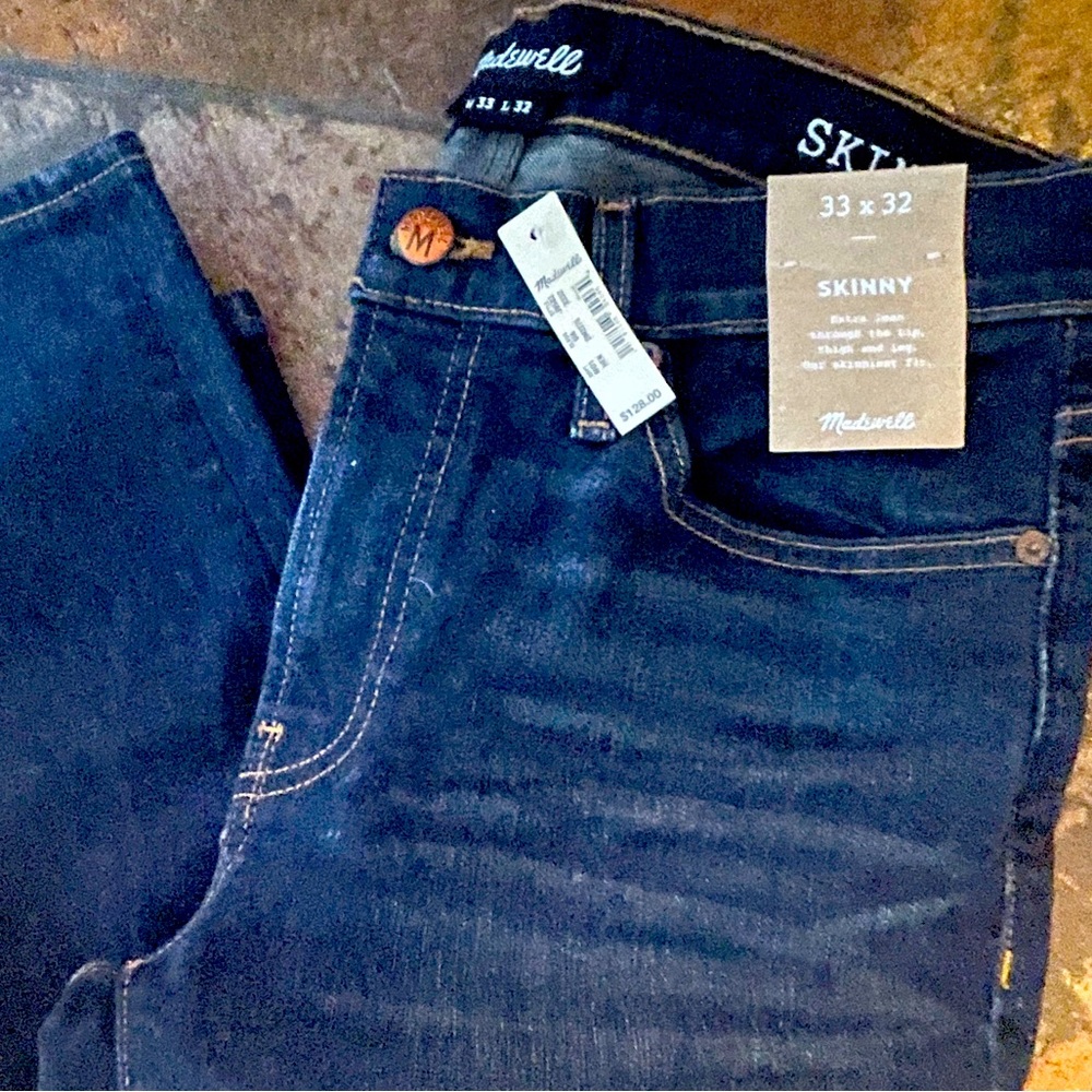 Madewell men’s skinny jeans 33x32